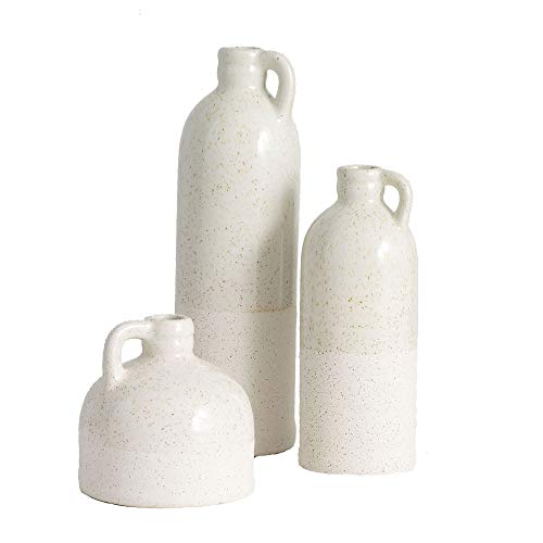 Sullivans Modern Farmhouse Colorful Ceramic Vases Set