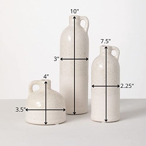 Sullivans Modern Farmhouse Colorful Ceramic Vases Set