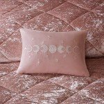 Luxe Velvet Comforter Set with Decorative Pillow, Blush