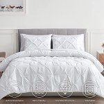 Maple&Stone 7-Piece Pintuck Full Comforter Set