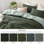 Reversible Green Queen Comforter Set – 3 Pieces