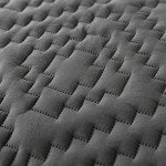 Dark Grey Queen Size Boho Quilt Bedding Set