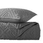 Dark Grey Queen Size Boho Quilt Bedding Set