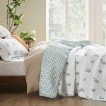 Floral Reversible Quilt Set with Pillow Shams