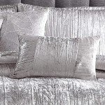 Turin 7-Piece Queen Comforter Set in Silver