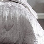 Turin 7-Piece Queen Comforter Set in Silver