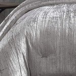 Turin 7-Piece Queen Comforter Set in Silver