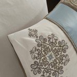 Madison Park Luxurious Jacquard Comforter Set, Queen