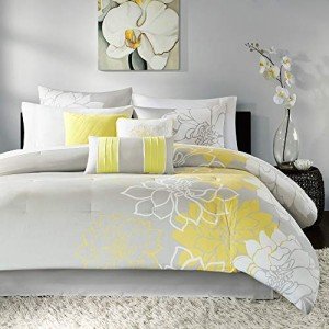 Madison Park Lola Floral Comforter Set, Queen