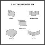 Madison Park Dawn 9-Piece Cotton Comforter Set