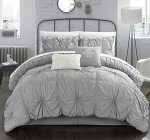 Chic Silver King Size Comforter Set - Halpert