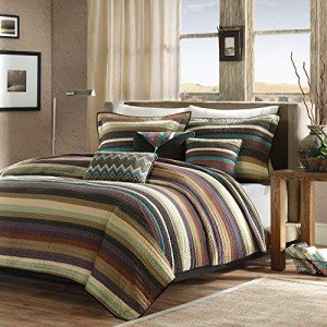 Madison Park Rustic Southwestern Quilt Set, Full/Queen