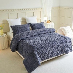 Luxurious 3-Piece Sherpa Flannel Blanket Set