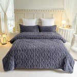 Luxurious 3-Piece Sherpa Flannel Blanket Set