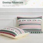 Reversible Christmas Duvet Cover Set, Queen Size