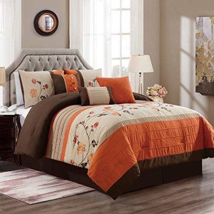 Serene 7-Piece Autumn Floral Comforter Set