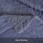 Luxurious 3-Piece Sherpa Flannel Blanket Set