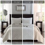 Madison Park Harper Ivory Quilt Set, 3 Piece
