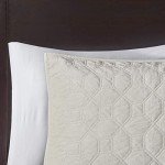 Madison Park Harper Ivory Quilt Set, 3 Piece