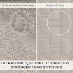 Beige King Bedspread Coverlet Set with Shams