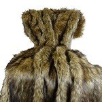 Braun Faux Fur Designer Throw Blanket - Thomas Collection