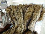 Braun Faux Fur Designer Throw Blanket - Thomas Collection