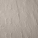 Beige King Bedspread Coverlet Set with Shams