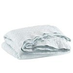 Washed Linen Sky Blue Twin Quilt by Pine Cone Hill