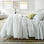 Washed Linen Sky Blue Twin Quilt by Pine Cone Hill