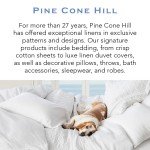 Washed Linen Sky Blue Twin Quilt by Pine Cone Hill