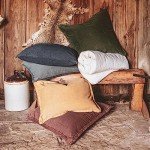 Rustic Stonewashed Cotton Bedspread & Tote Set