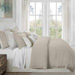 HiEnd Accents Hera Soft Linen King Duvet Cover