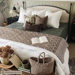 Rustic Stonewashed Cotton Bedspread & Tote Set