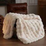 Soft Faux Fur Throw Blanket for Cozy Comfort