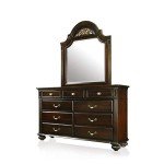 Syracuse Dark Walnut Queen Bedroom Set - 6 Pieces