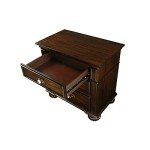 Syracuse Dark Walnut Queen Bedroom Set - 6 Pieces