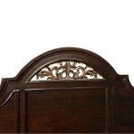 Syracuse Dark Walnut Queen Bedroom Set - 6 Pieces