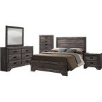 Cambridge Drexel Queen Bedroom Furniture Set, Gray