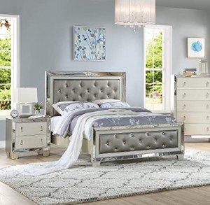 Majestic 3pc Silver California King Bedroom Set
