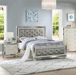 Majestic 3pc Silver California King Bedroom Set