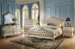 5-Piece Pearl White Bedroom Furniture Set