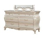 5-Piece Pearl White Bedroom Furniture Set