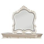 Rose Gold & Pearl White 4-Piece Bedroom Set