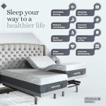 Sven & Son Split King Adjustable Bed Frame & Mattress