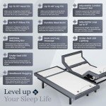 Sven & Son Split King Adjustable Bed Frame & Mattress