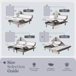 Sven & Son Split King Adjustable Bed Frame & Mattress