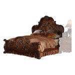 Queen Dresden Bed in Cherry Oak Finish