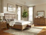 Alta Brushed Ash King Storage Bedroom Set