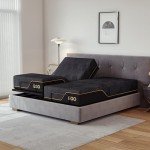 EGOHOME Adjustable King Size Bed Base with Wireless Remote