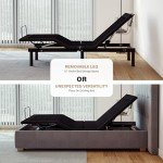 EGOHOME Adjustable King Size Bed Base with Wireless Remote